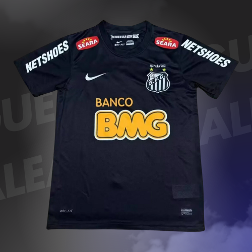 Neymar Jr Maillot Santos Retro Black 2012/2013