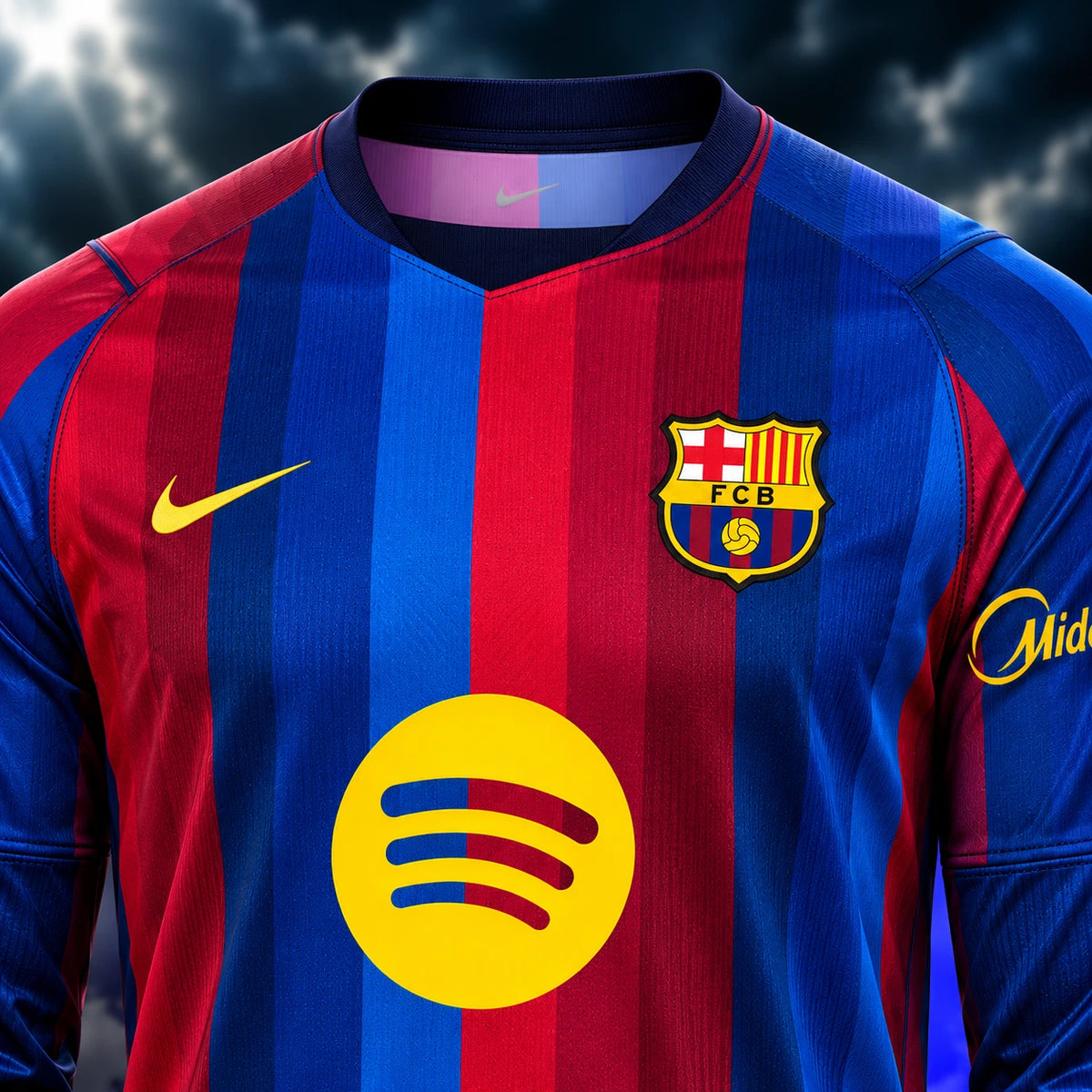 Maillot FC Barcelone Domicile 2026/2027 - Manches Longues