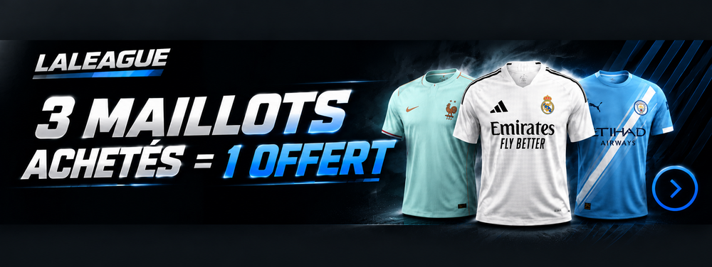 Offre 3 maillots achetés = 1 offert